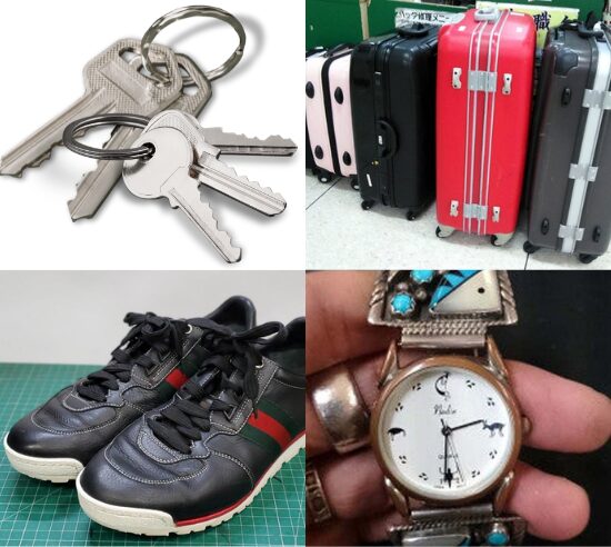 地域最安値で靴修理・鞄バッグ修理・スニーカー修理、合鍵作成＆時計電池交換、皮革製品クリーング、アクセサリー＆ジュエリー修理